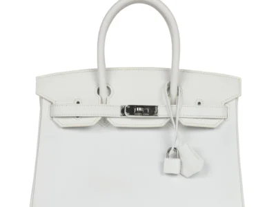 Hermès Birkin 30 White Epsom Palladium Hardware