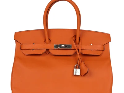 Hermès Birkin 35 Orange Epsom Palladium Hardware