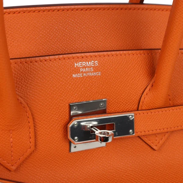 Hermès Birkin 35 Orange Epsom Palladium Hardware - Image 2
