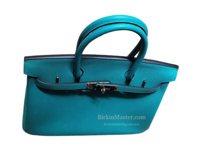 Hermès Birkin 25 Epsom Bleu Paon PHW