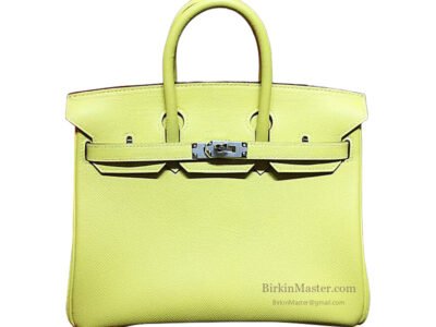 Hermès Birkin 25 Epsom Lime PHW