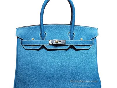 Hermès Birkin 30 Togo Bleu Azur PHW