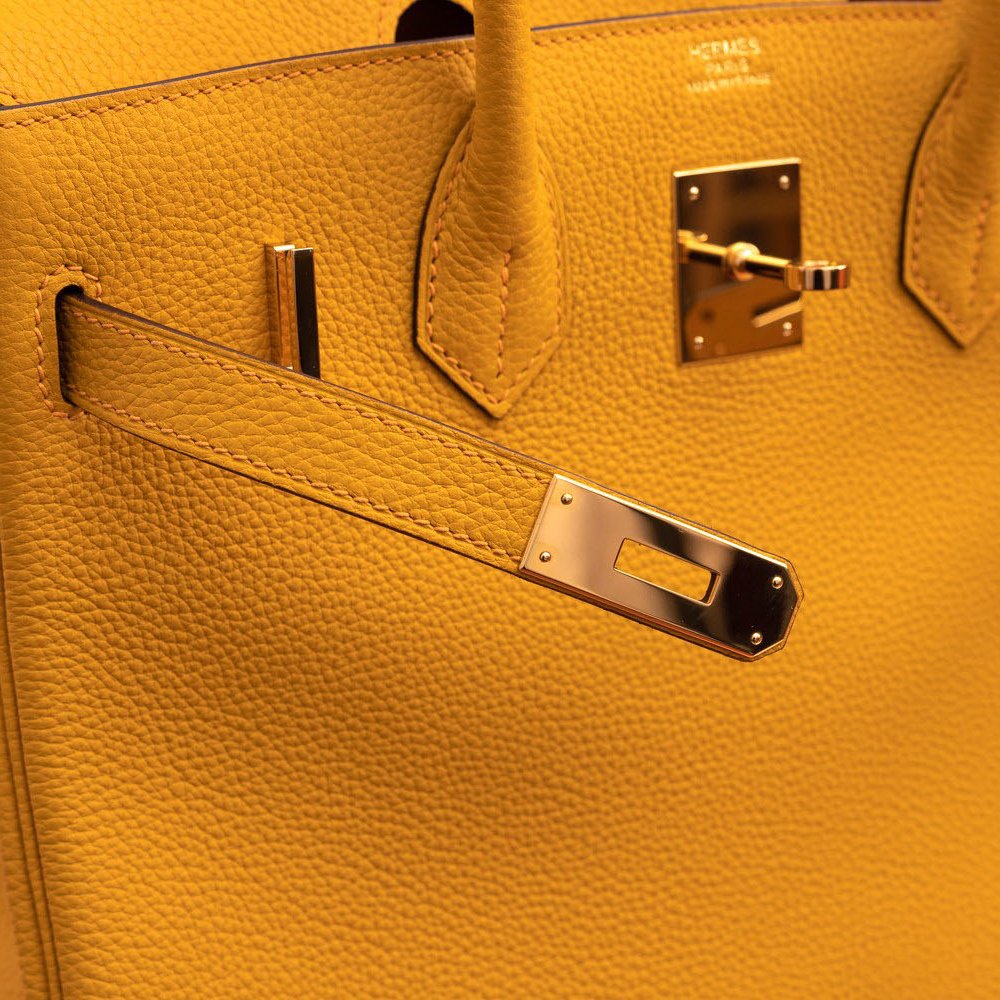Hermès Birkin 30 Togo Jaune d'Or GHW - Image 2