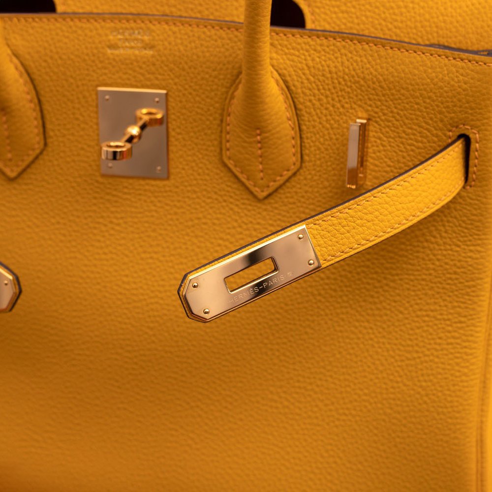 Hermès Birkin 30 Togo Jaune d'Or GHW - Image 3