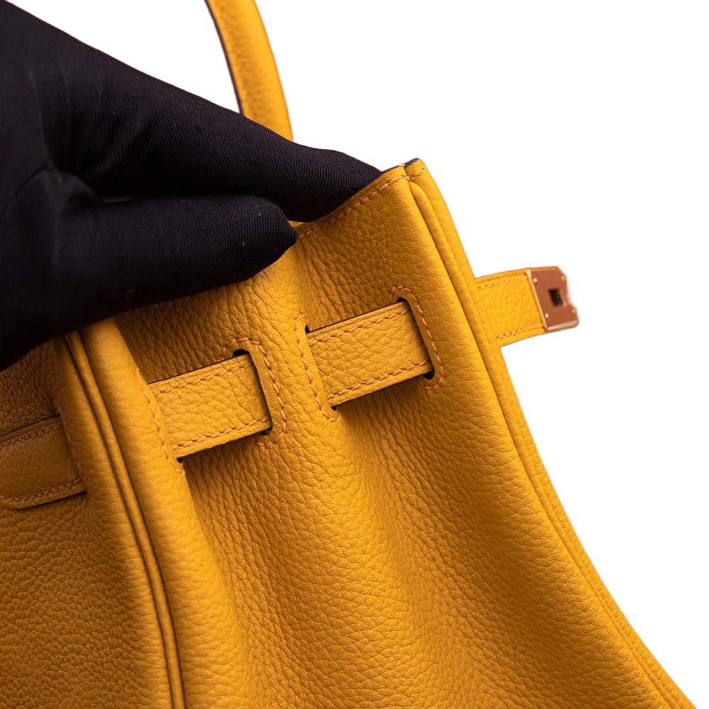 Hermès Birkin 30 Togo Jaune d'Or GHW - Image 5