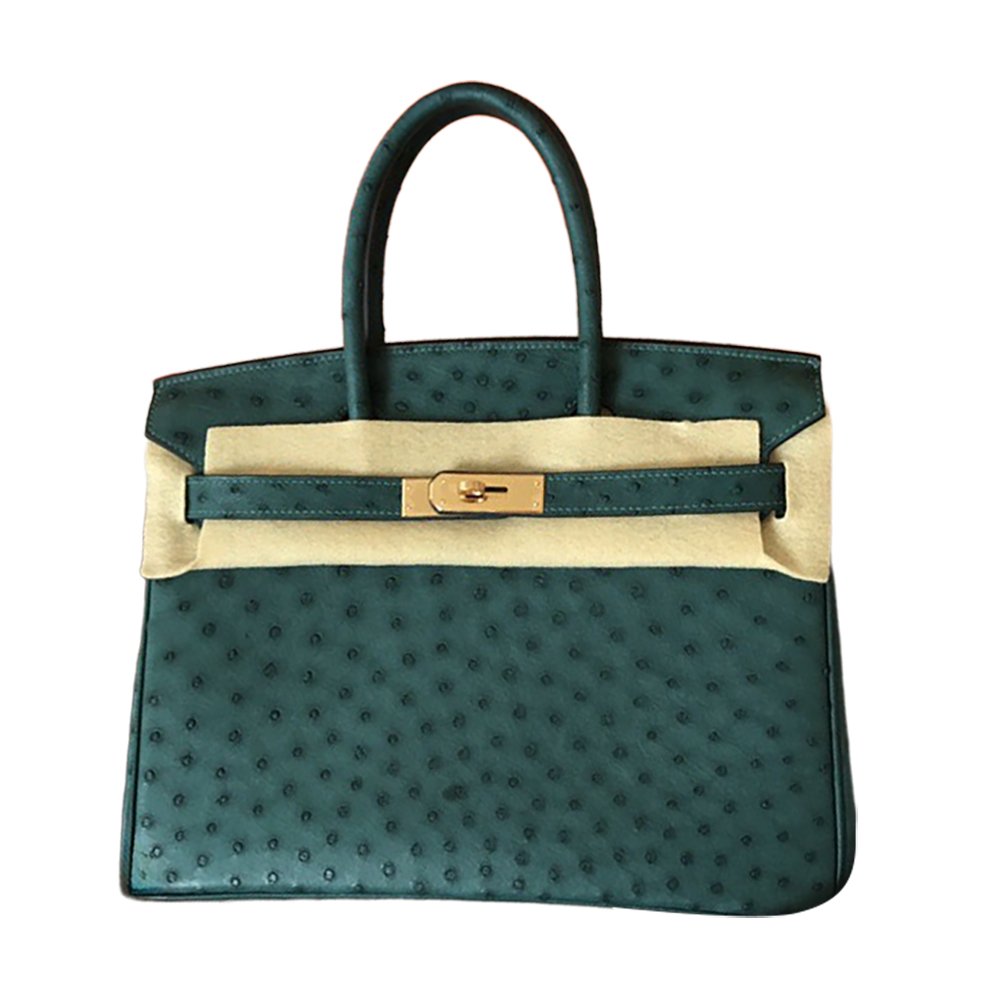 Hermès Birkin 30 Vert Cypress Ostrich GHW