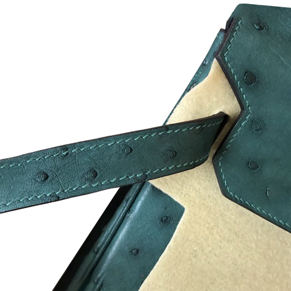 Hermès Birkin 30 Vert Cypress Ostrich GHW - Image 3