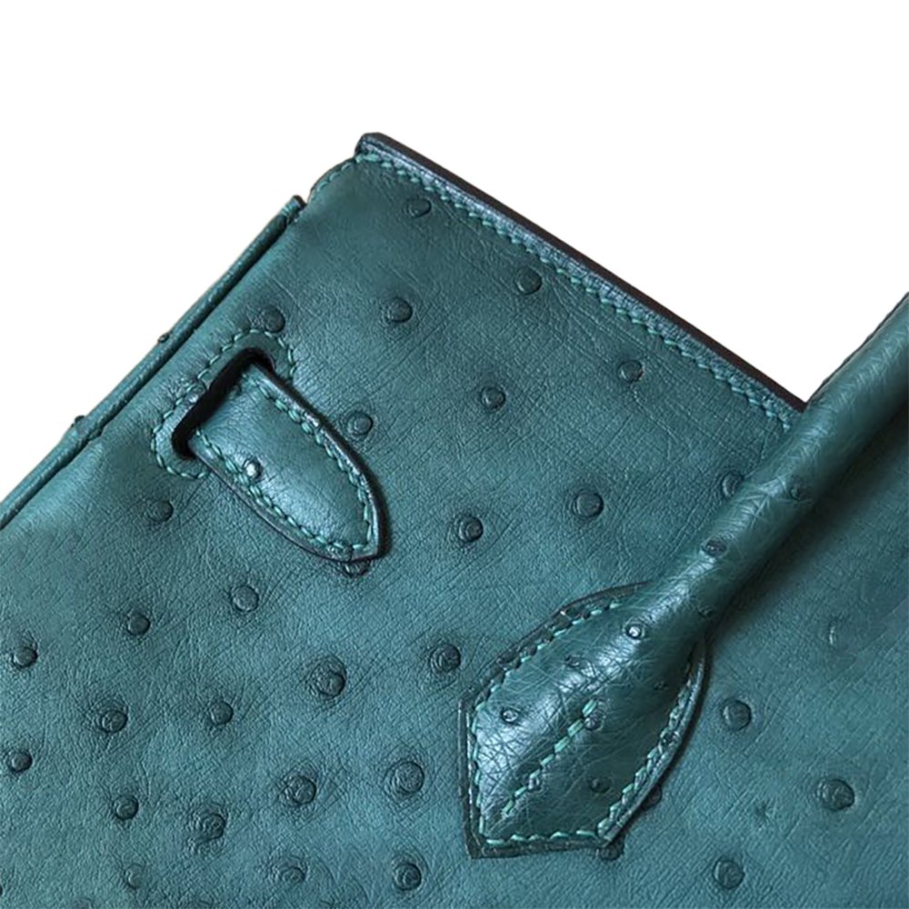 Hermès Birkin 30 Vert Cypress Ostrich GHW - Image 4