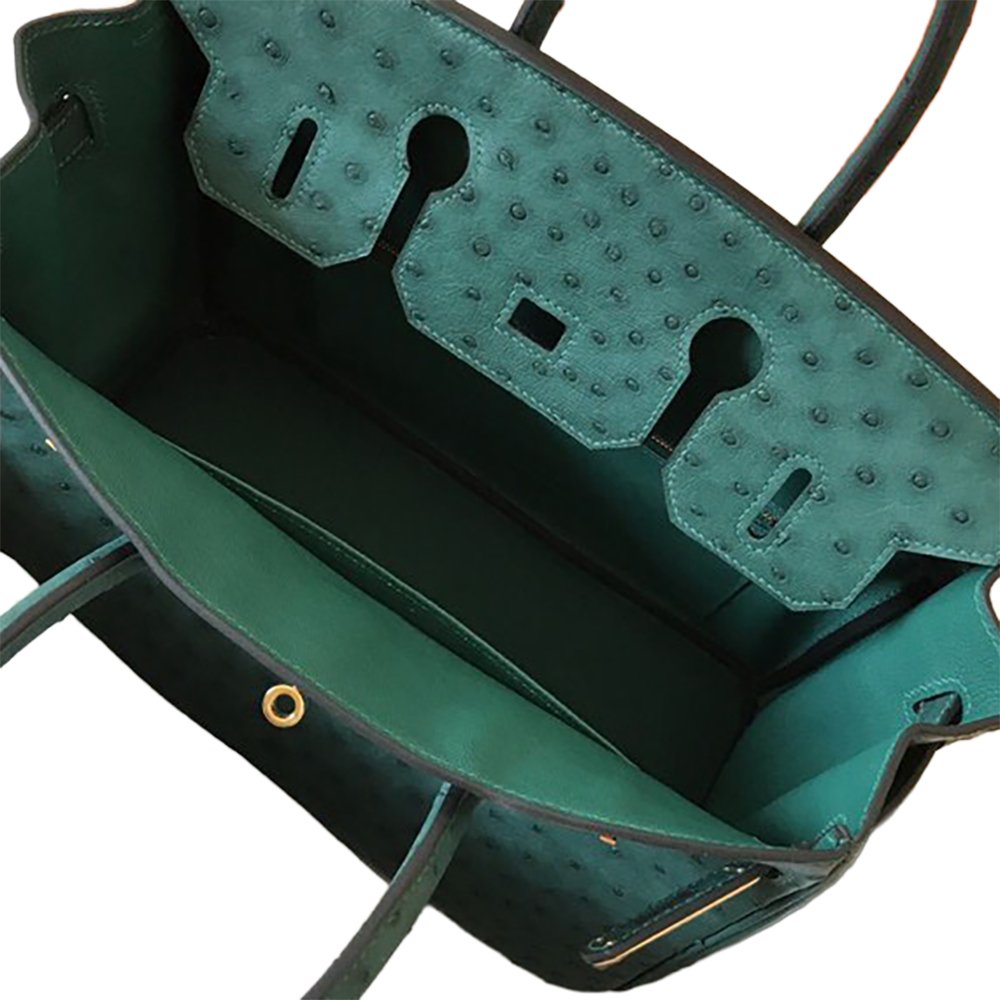 Hermès Birkin 30 Vert Cypress Ostrich GHW - Image 6