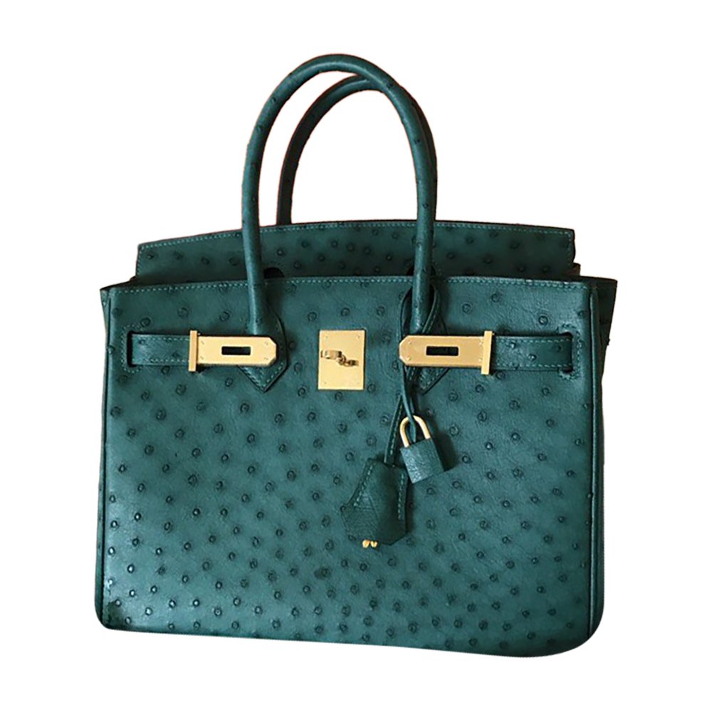 Hermès Birkin 30 Vert Cypress Ostrich GHW - Image 7