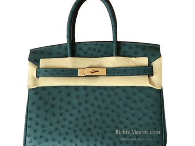 Hermès Birkin 30 Vert Cypress Ostrich GHW