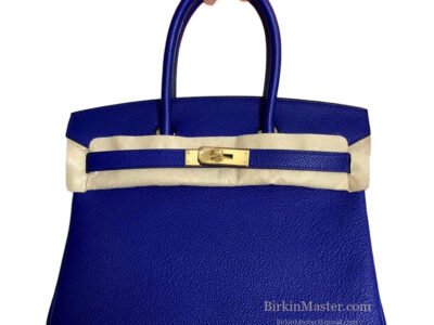 Hermès Birkin 35 Togo Bleu Electrique GHW
