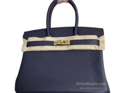 Hermès Birkin 35 Togo Bleu Nuit GHW