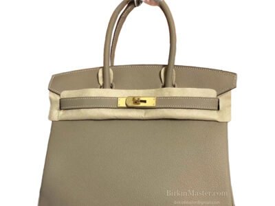 Hermès Birkin 35 Togo Gris Tourterelle GHW