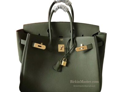 Hermès Birkin 35 Togo Vert Canopée GHW