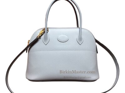 Hermès Bolide 31 Bleu Brume Epsom GHW