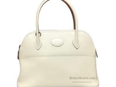 Hermès Bolide 31 Clemence Craie PHW