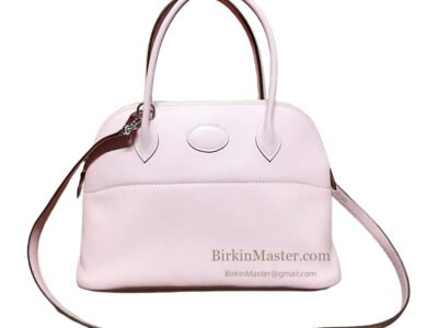 Hermès Bolide 31 Rose Sakura Clemence PHW