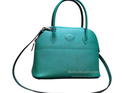 Hermès Bolide 31 Vert Jade Epsom PHW