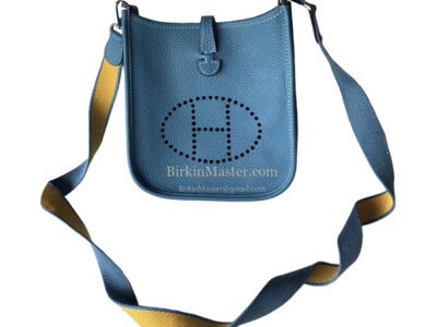 Hermès Evelyne 16 Bleu Jean Clemence PHW