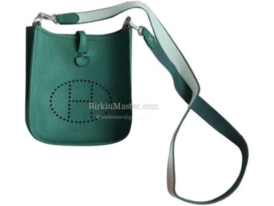 Hermès Evelyne 29 Vert Cèdre Clemence PHW