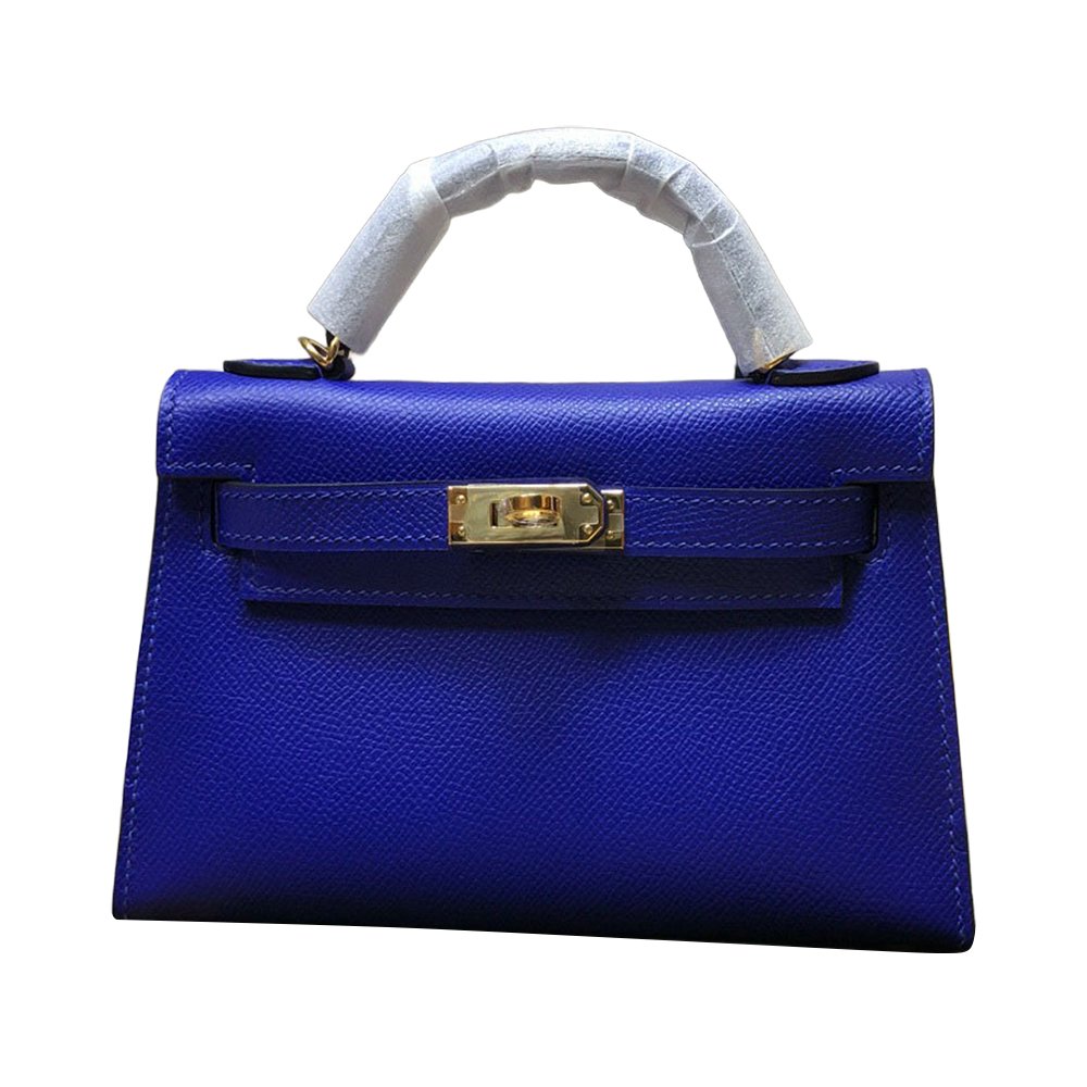 Hermès Kelly 20 Epsom Bleu Electrique GHW