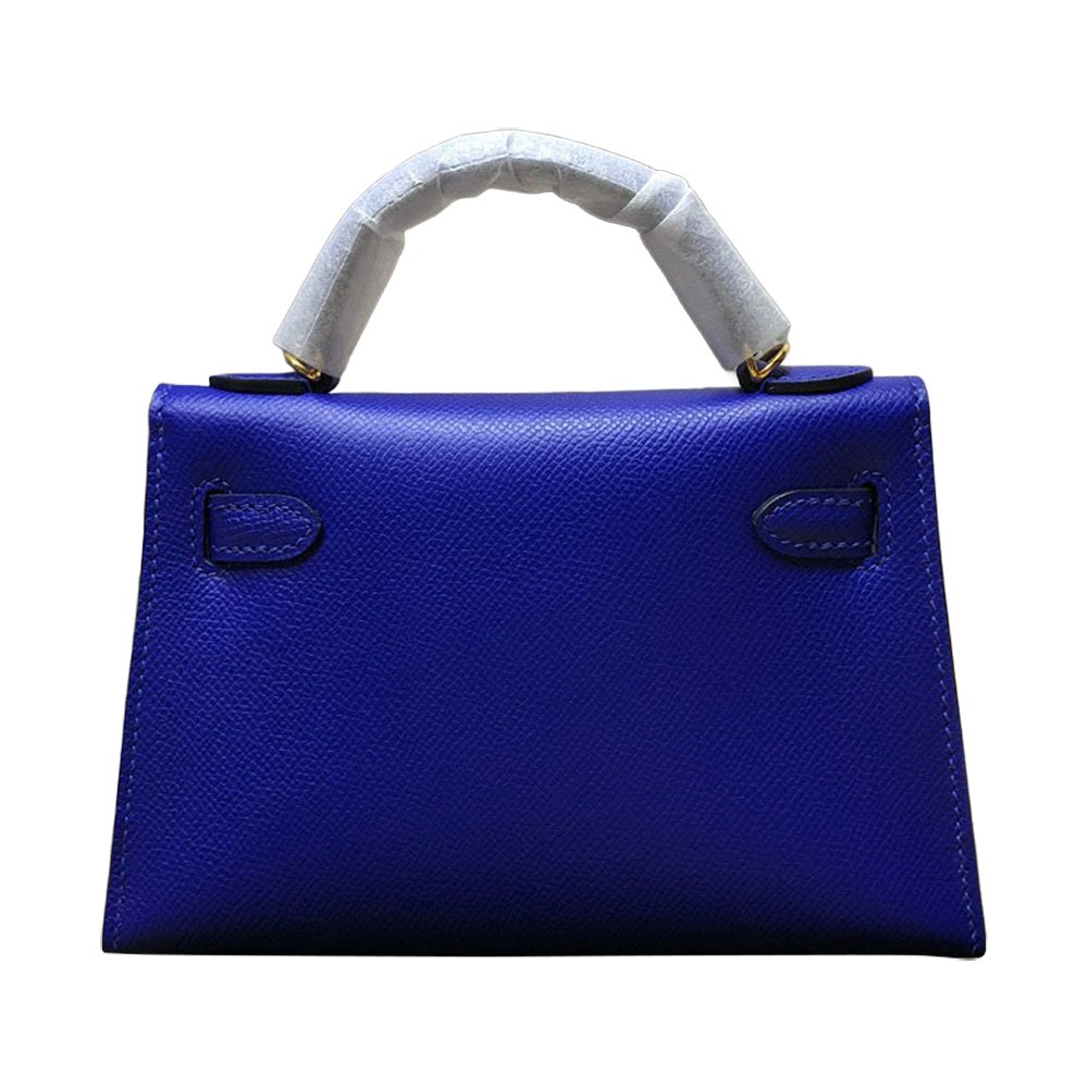 Hermès Kelly 20 Epsom Bleu Electrique GHW - Image 2
