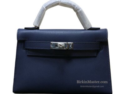 Hermès Kelly 20 Epsom Bleu Royal PHW