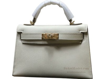 Hermès Kelly 20 Epsom Gris Perle GHW