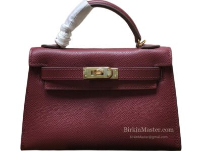 Hermès Kelly 20 Epsom Rouge H GHW