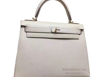 Hermès Kelly 28 Epsom Craie GHW
