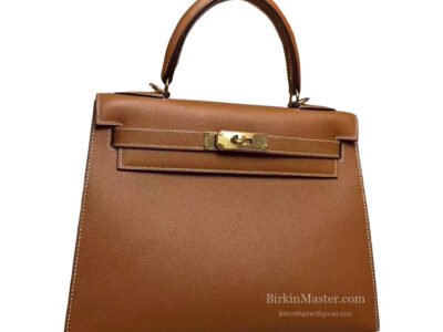 Hermès Kelly 28 Epsom Gold GHW
