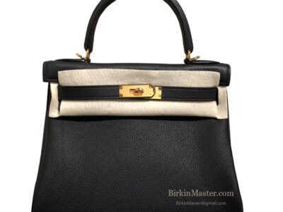 Hermès Kelly 28 Togo Black GHW