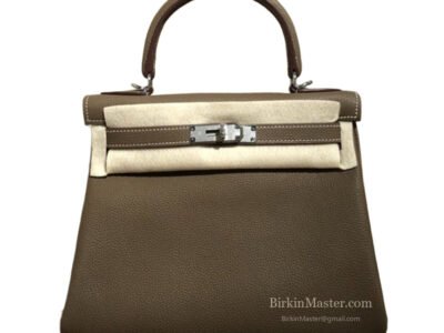 Hermès Kelly 28 Togo Étoupe PHW