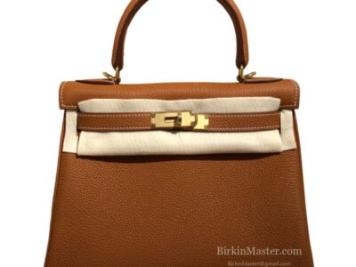 Hermès Kelly 28 Togo Gold GHW
