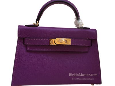 Hermès Mini Kelly II 20 Epsom Anemone GHW