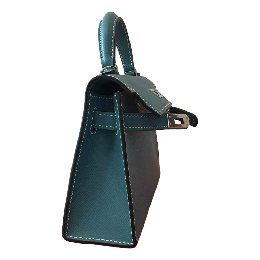 Hermès Mini Kelly II 20 Epsom Vert Bosphore PHW - Image 2