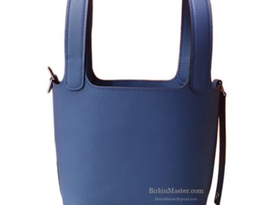 Hermès Picotin 18 Swift Bleu PHW