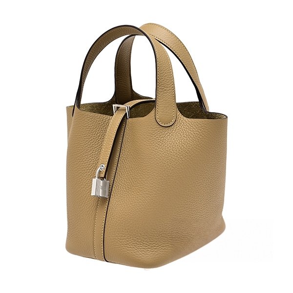 Hermès Picotin Lock 18 Clemence Dune SHW - Image 3